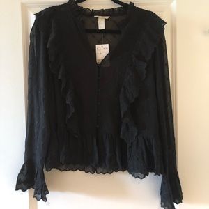 Long Sleeve Lace Top